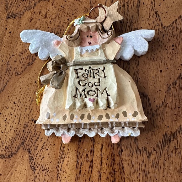Kurt S. Adler Inc Fairy God Mom Angel tree Christmas Ornament Preowned 4 inch - Picture 8 of 10